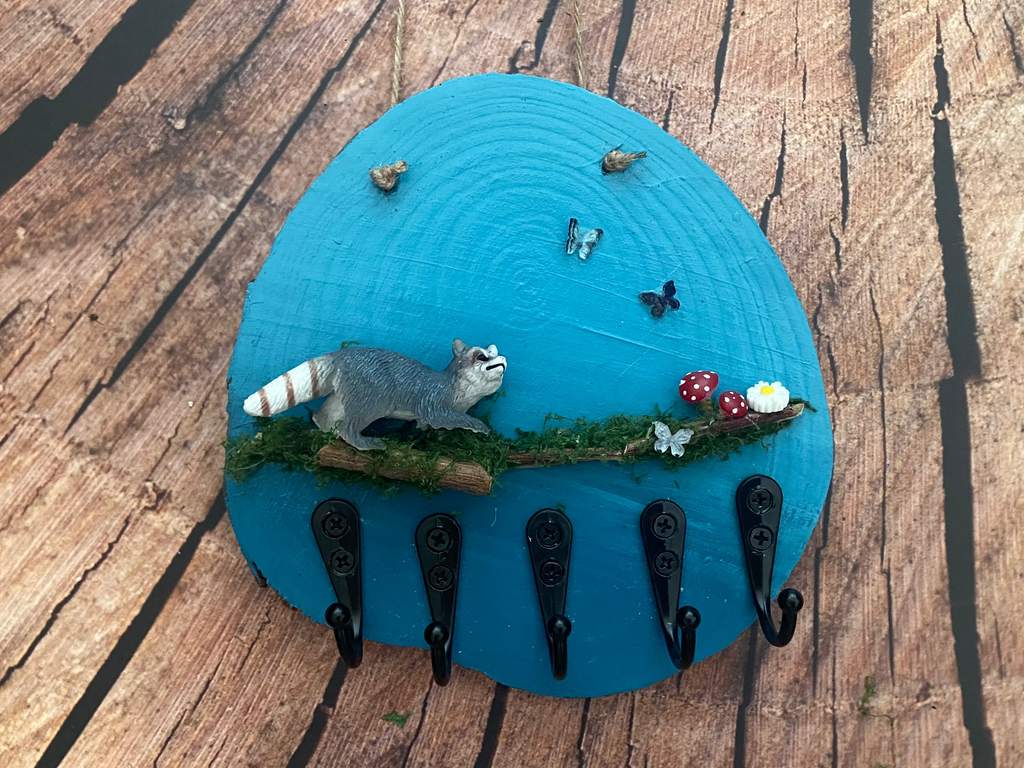 Blue 5 key hook