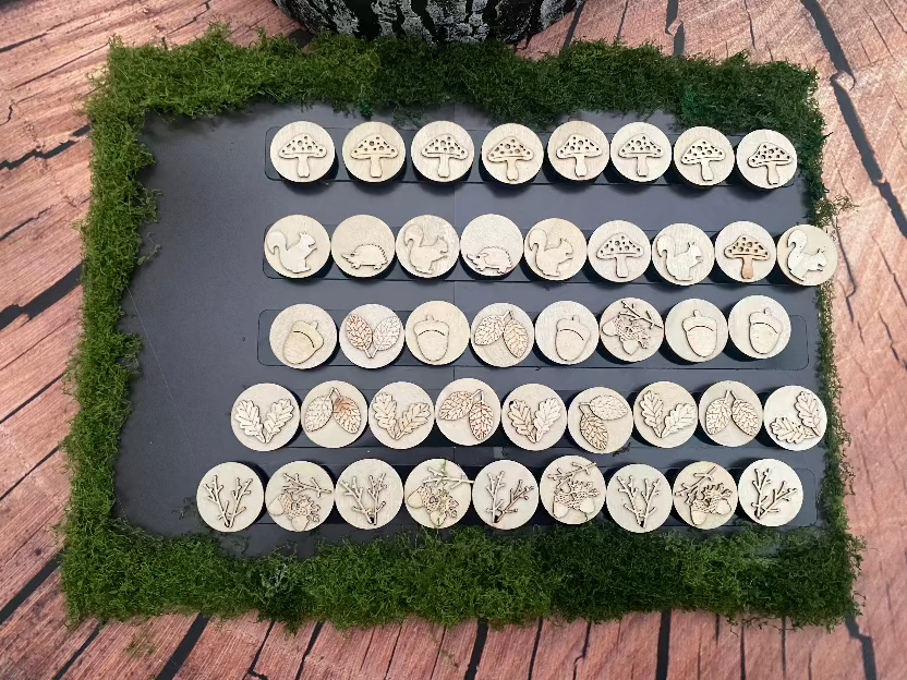 Wooden magnet