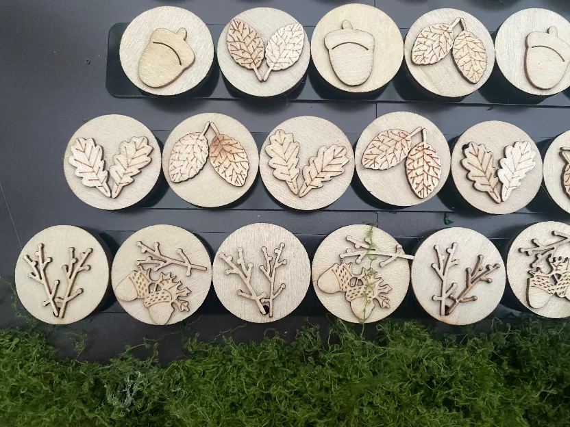 Wooden magnet