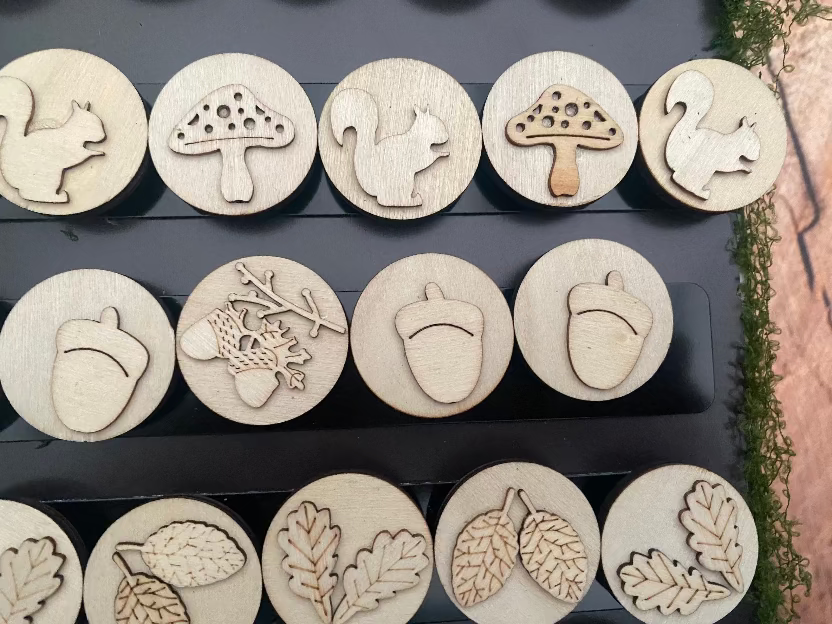 Wooden magnet