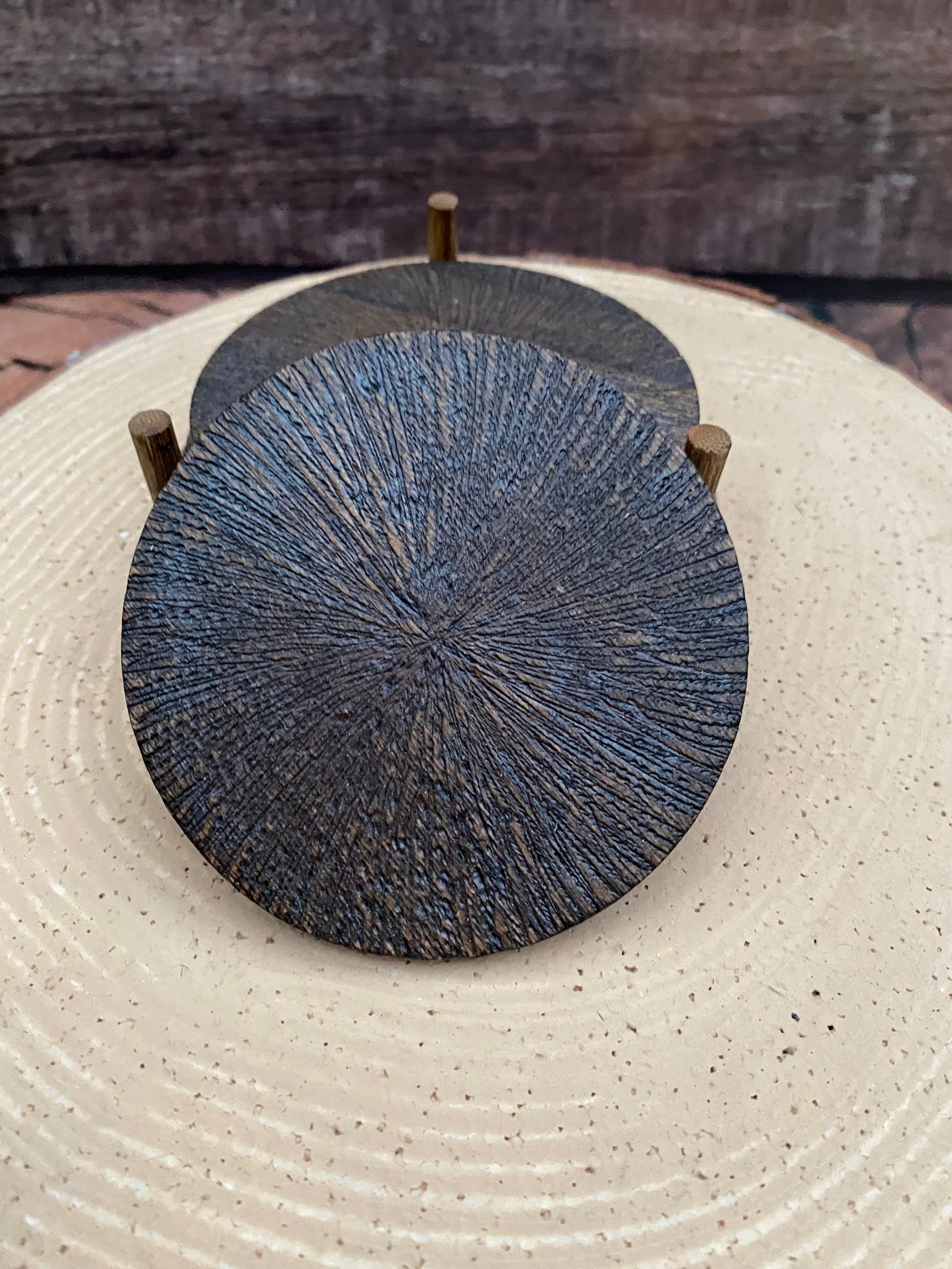 Mushroom coasters set of 6