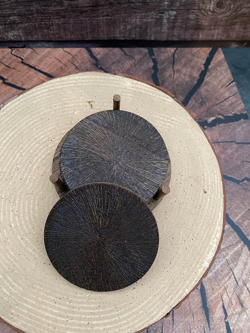 Mushroom coasters set of 6