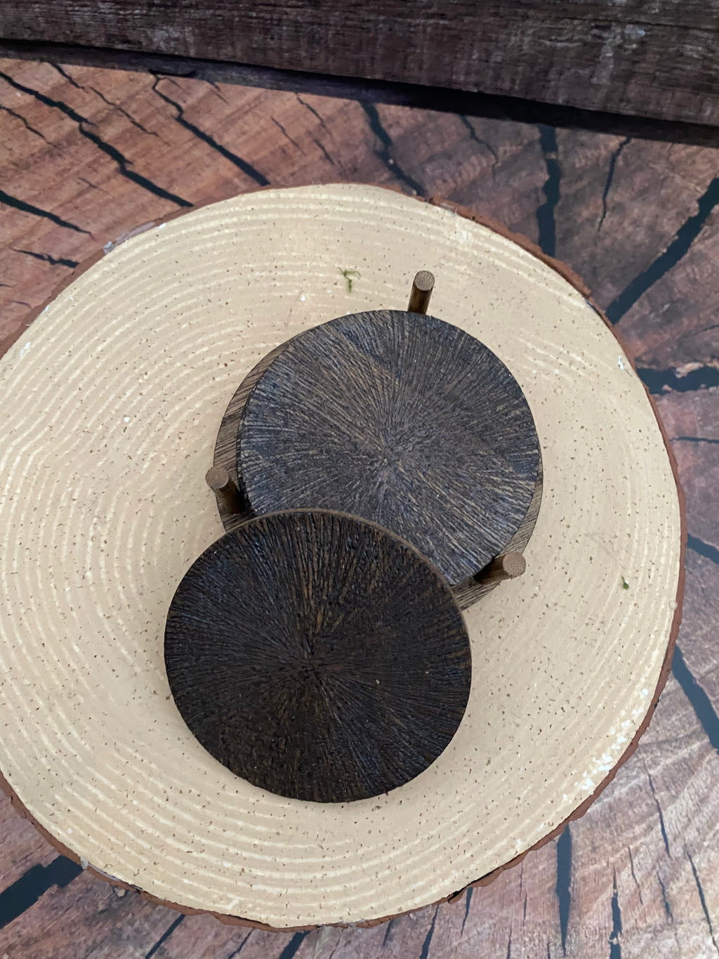 Mushroom coasters set of 6