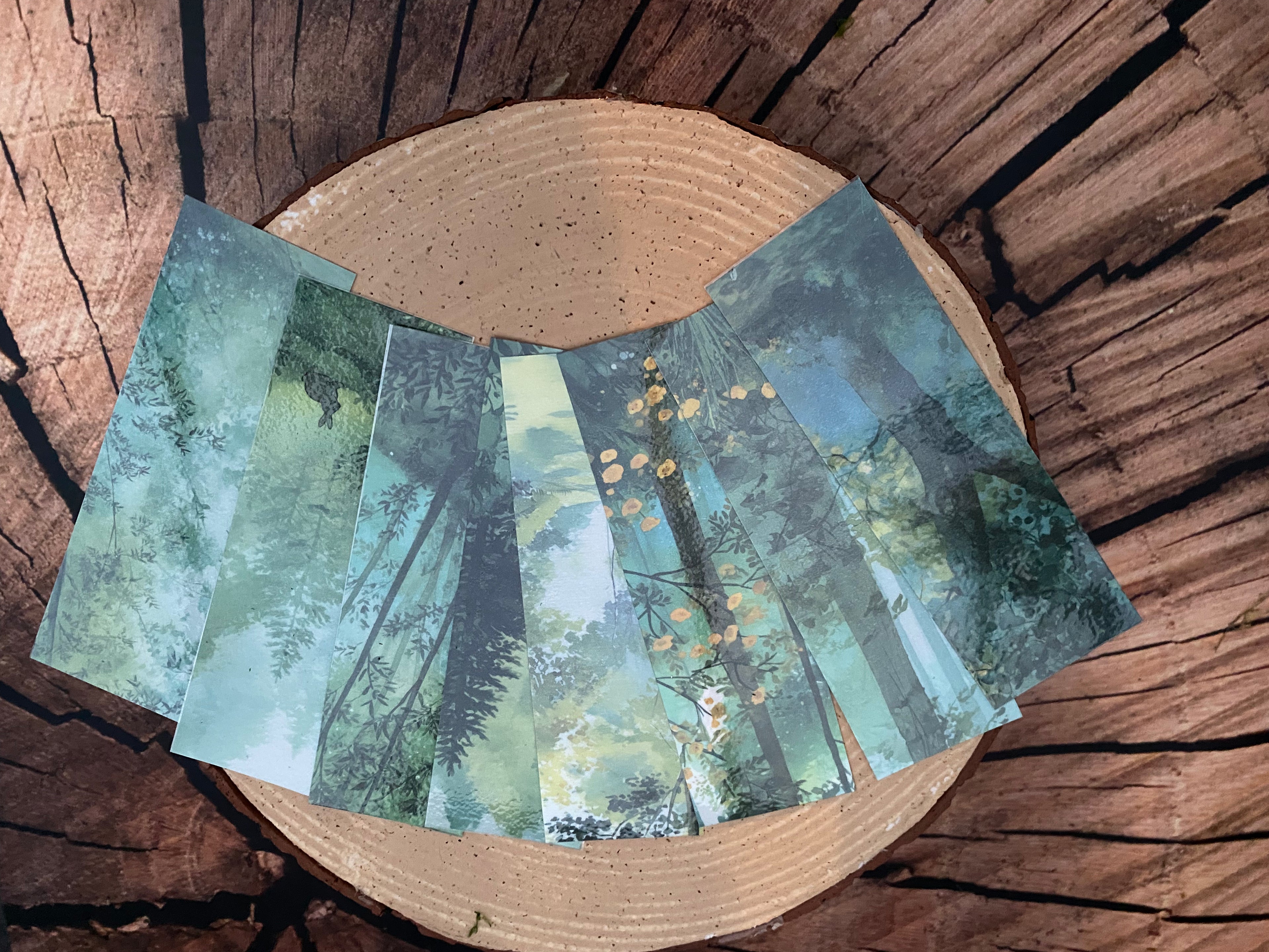 Forest Bookmarks 2 x 6 inches