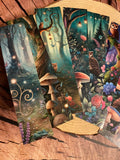 Vivid fantasy woodland bookmarks