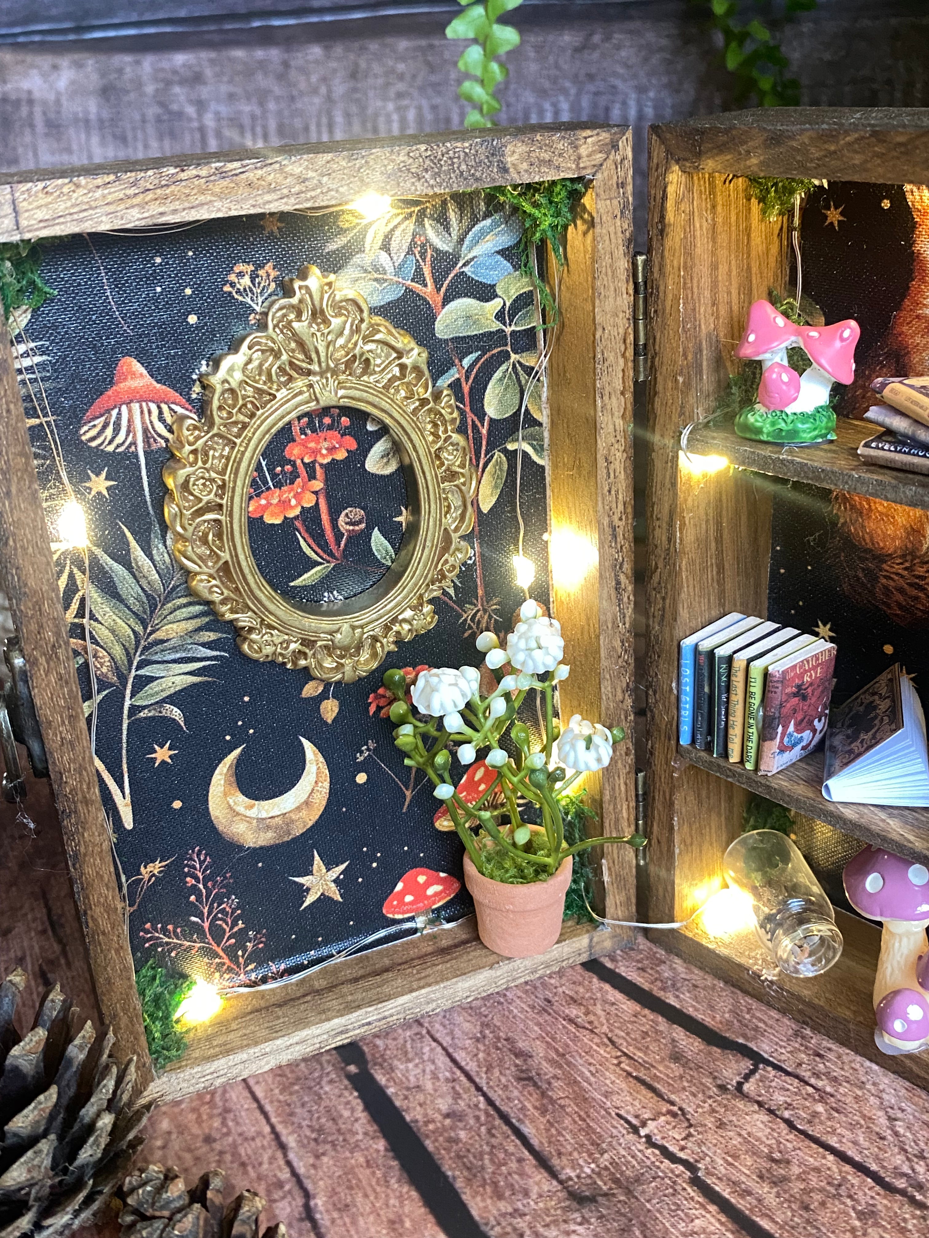 The Moss & Manuscript Book Nook