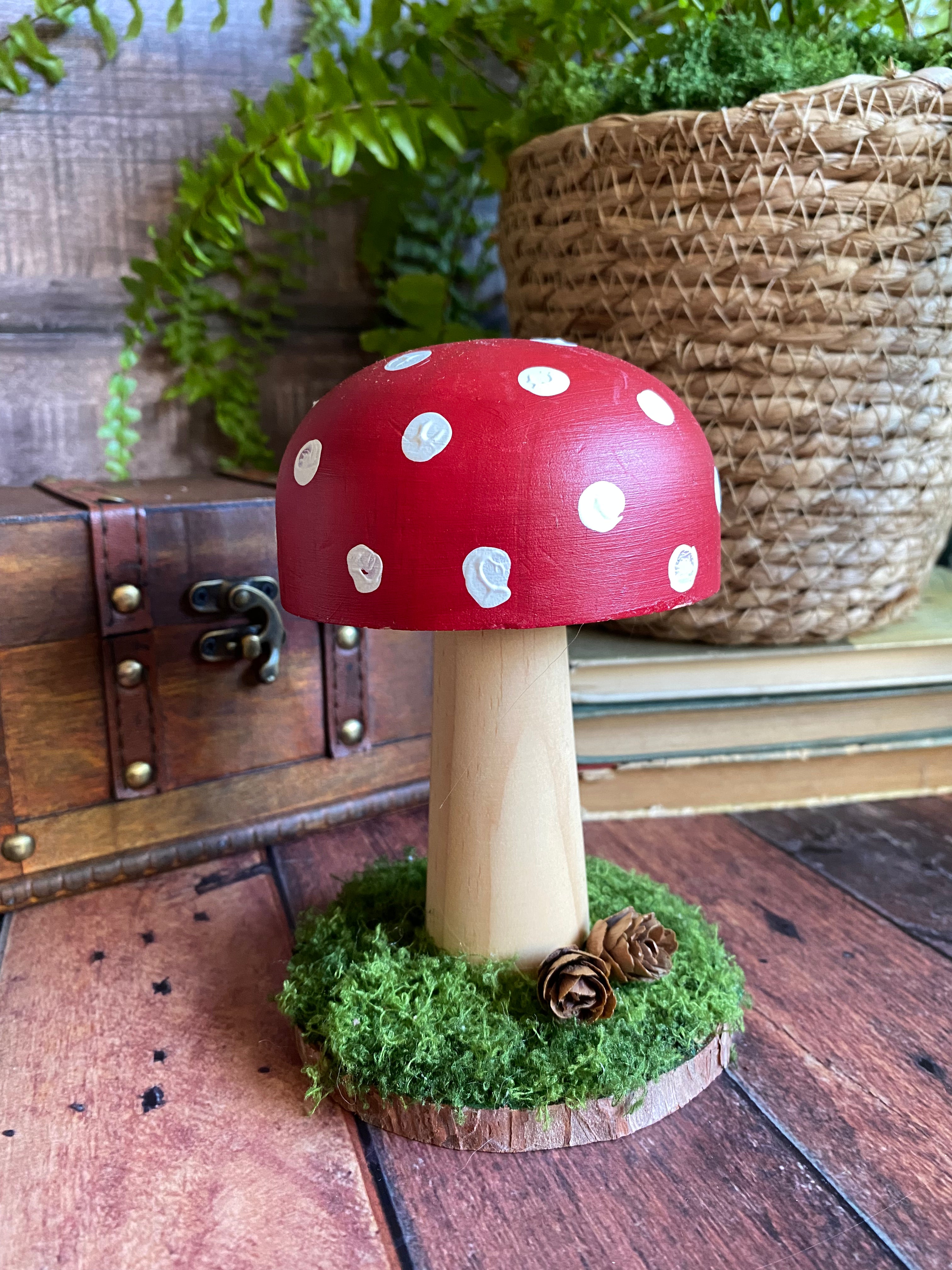 Red Fairytale Toadstool - 14cm