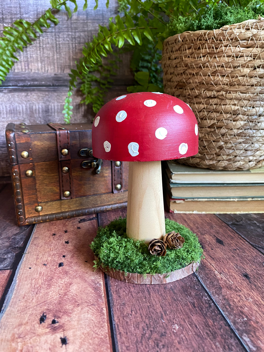 Red Fairytale Toadstool - 14cm