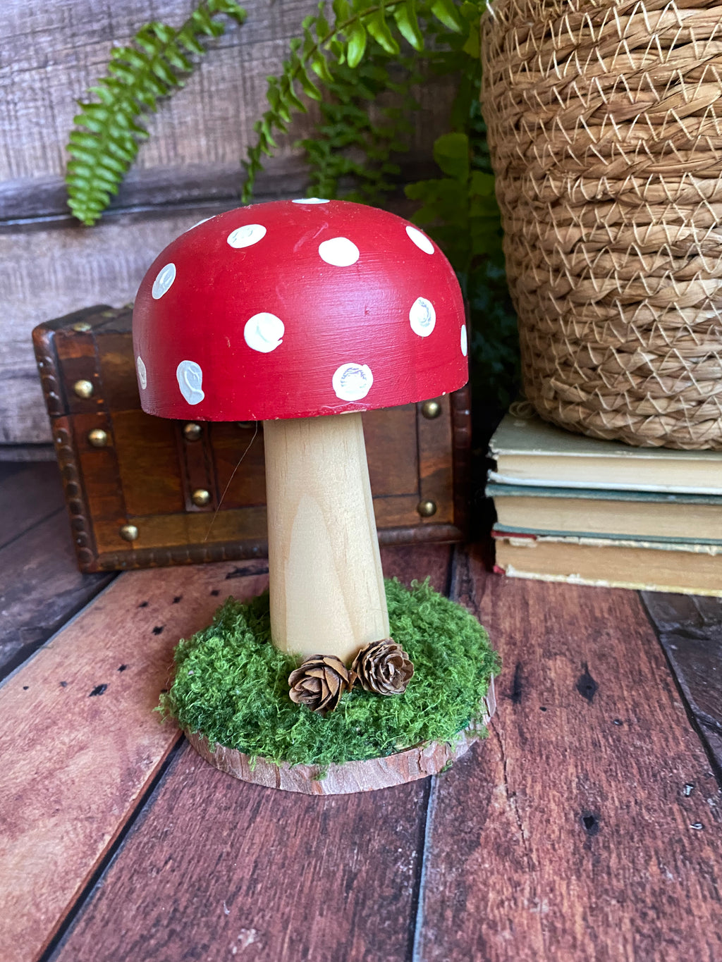 Red Fairytale Toadstool - 14cm