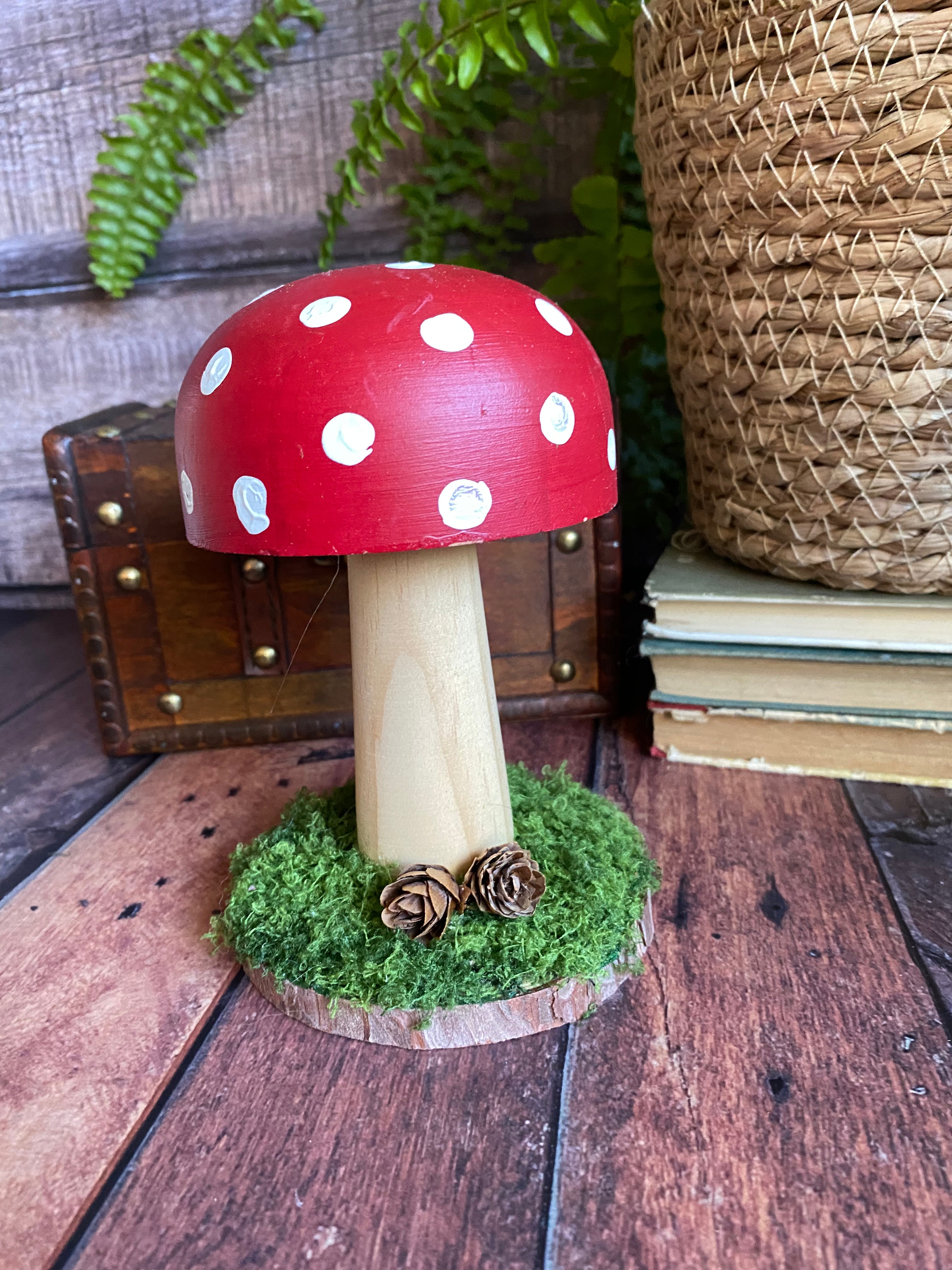 Red Fairytale Toadstool - 14cm
