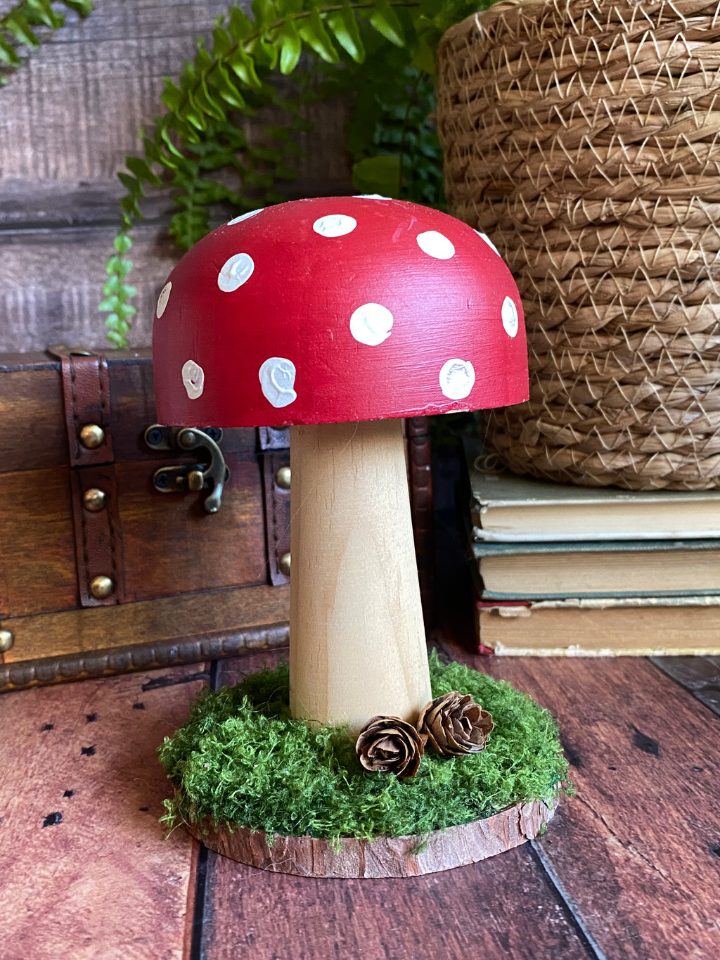 Red Fairytale Toadstool - 14cm