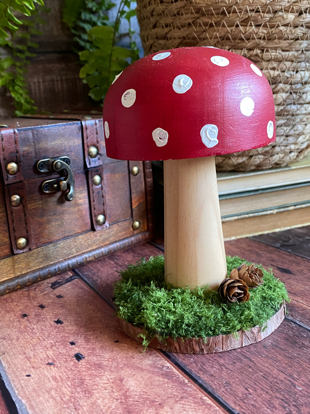 Red Fairytale Toadstool - 14cm