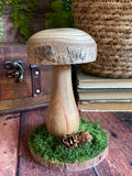 Woodland mushroom sculpture 16cm