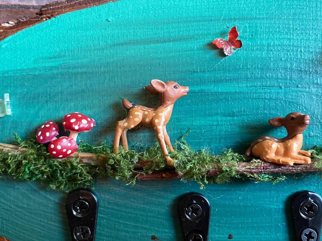 Fawn and flutterby hooks