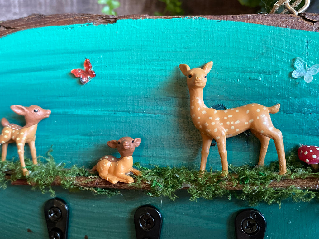 Fawn and flutterby hooks