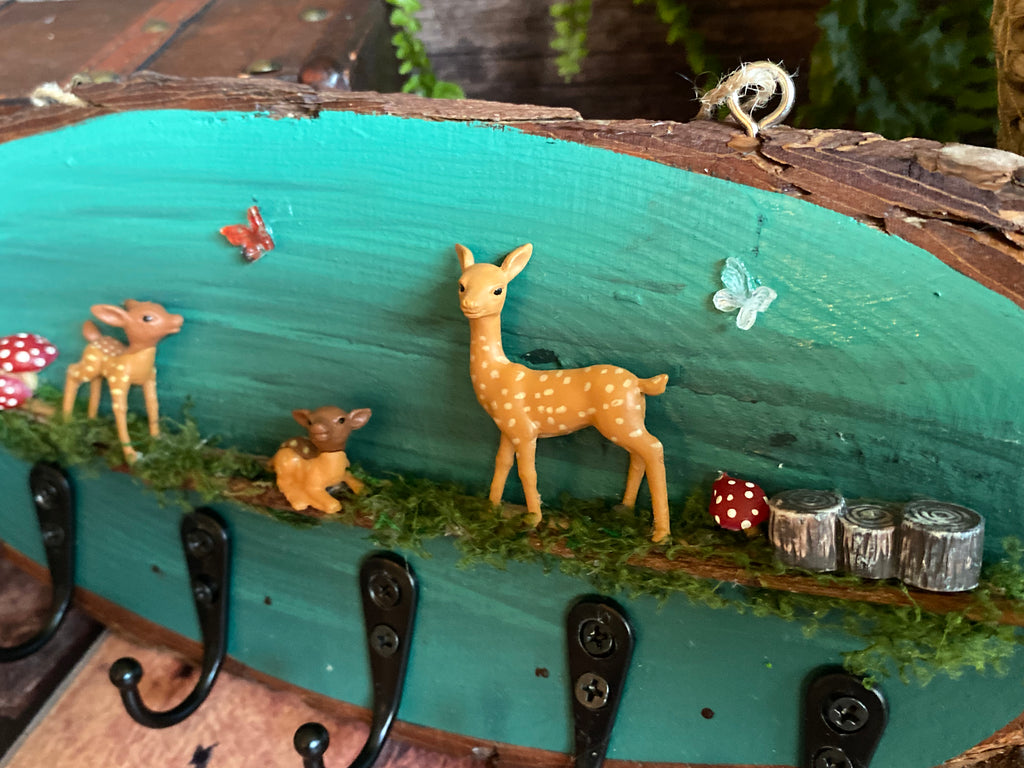 Fawn and flutterby hooks