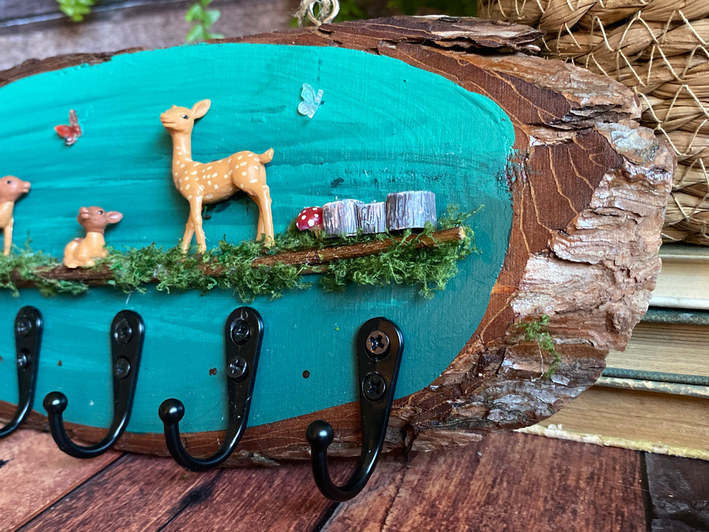 Fawn and flutterby hooks