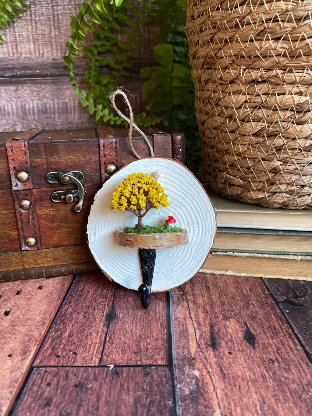 Yellow trumpet tree hook