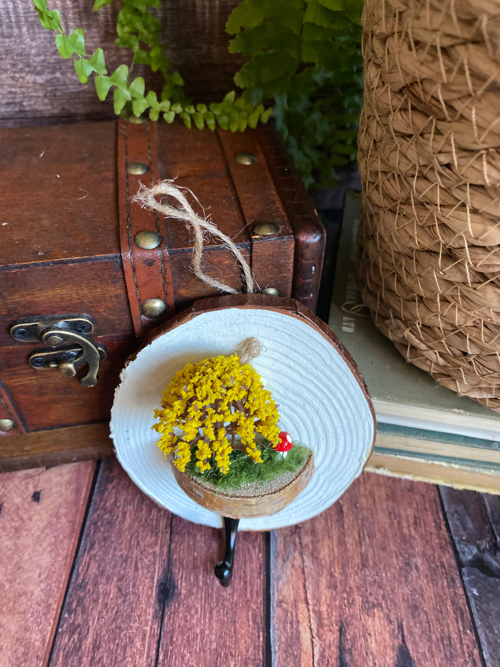 Yellow trumpet tree hook