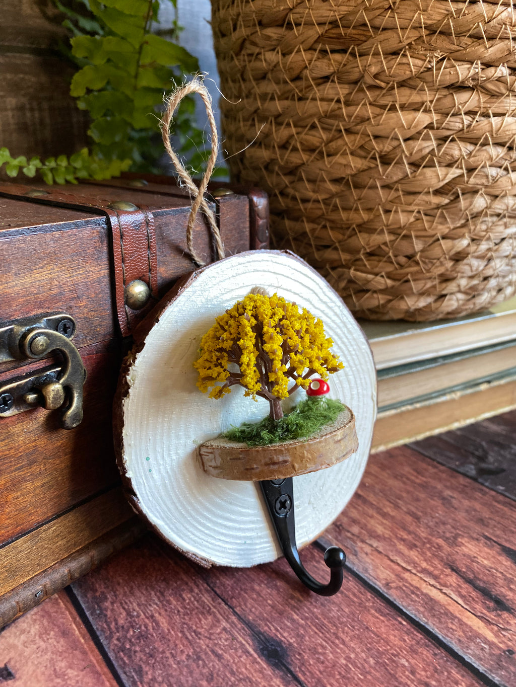 Yellow trumpet tree hook