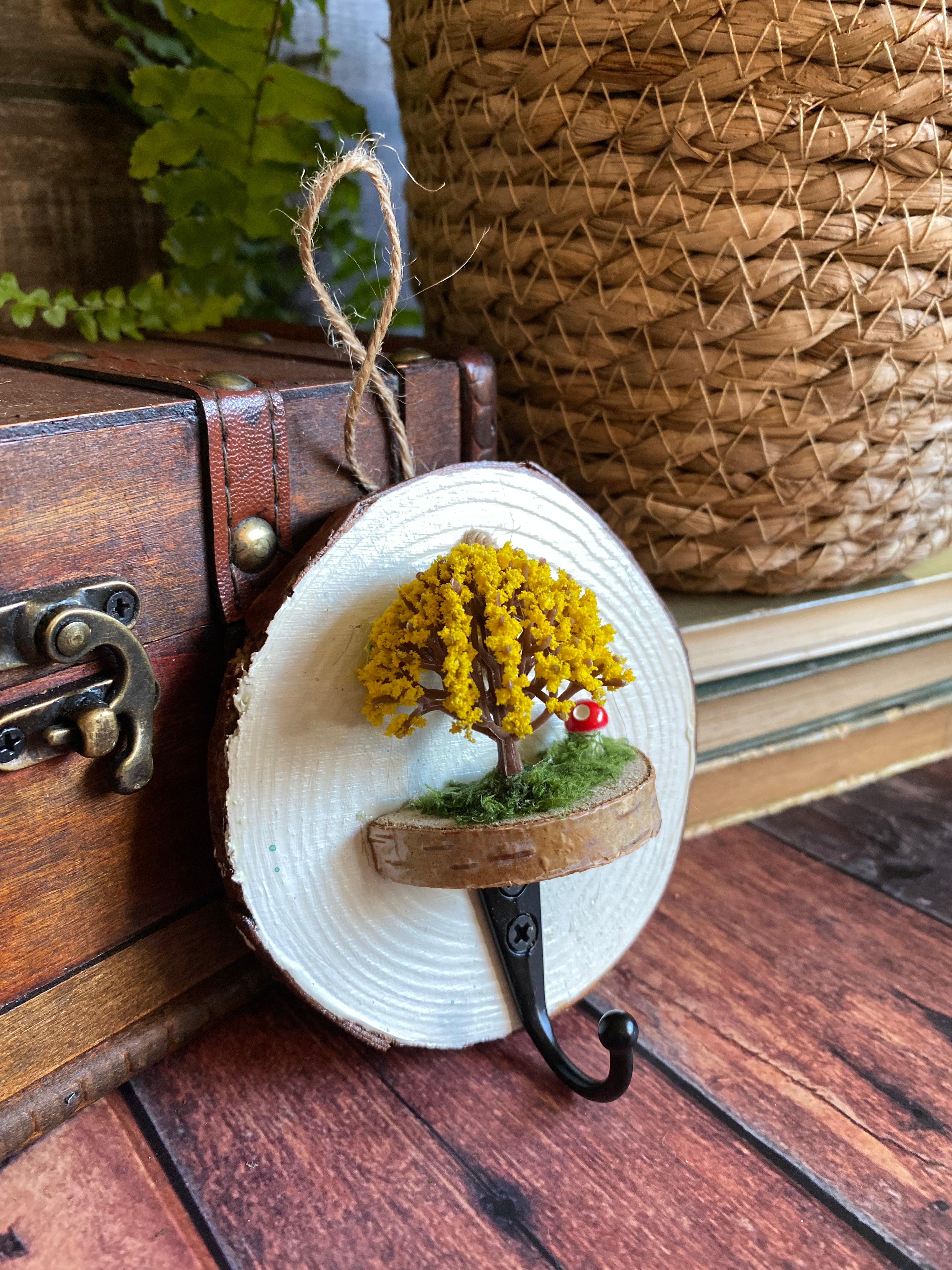 Yellow trumpet tree hook