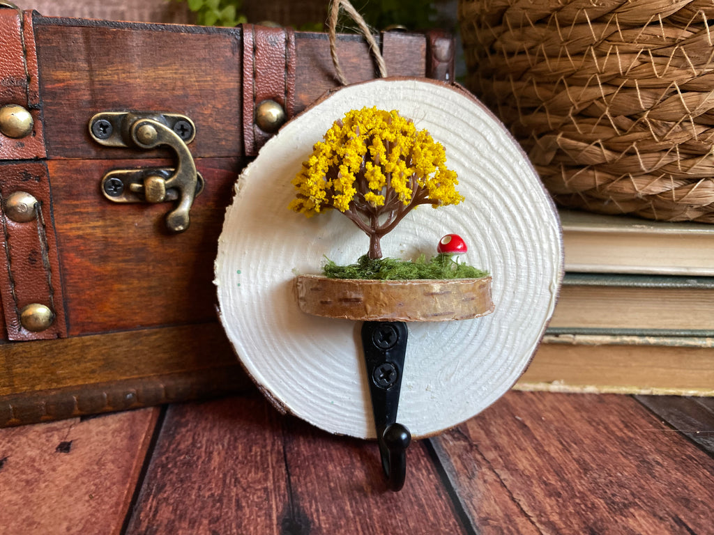 Yellow trumpet tree hook