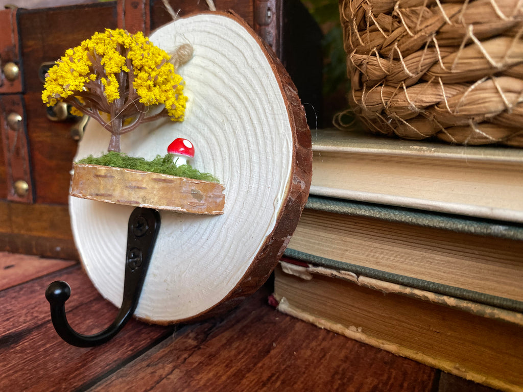 Yellow trumpet tree hook