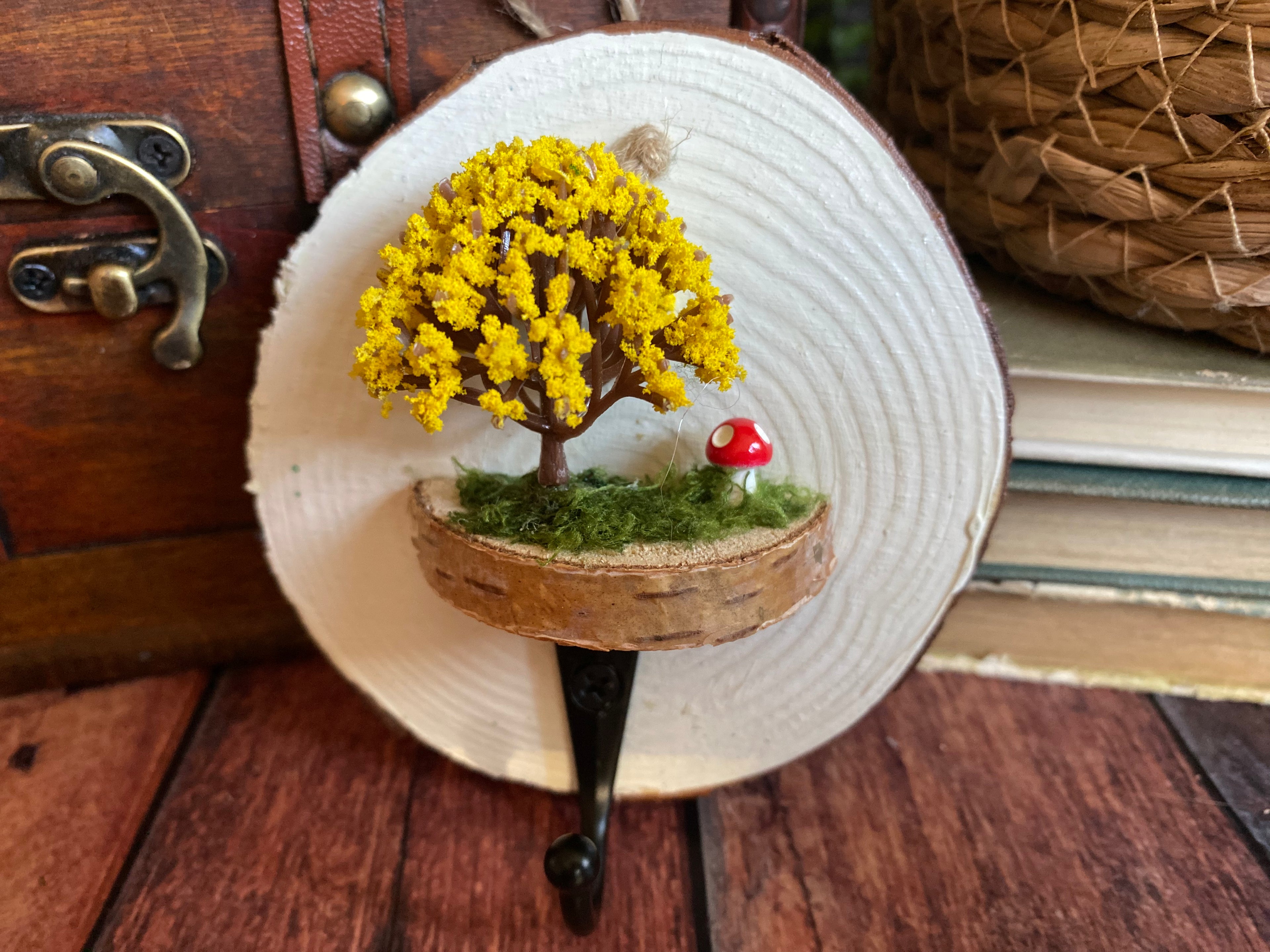 Yellow trumpet tree hook