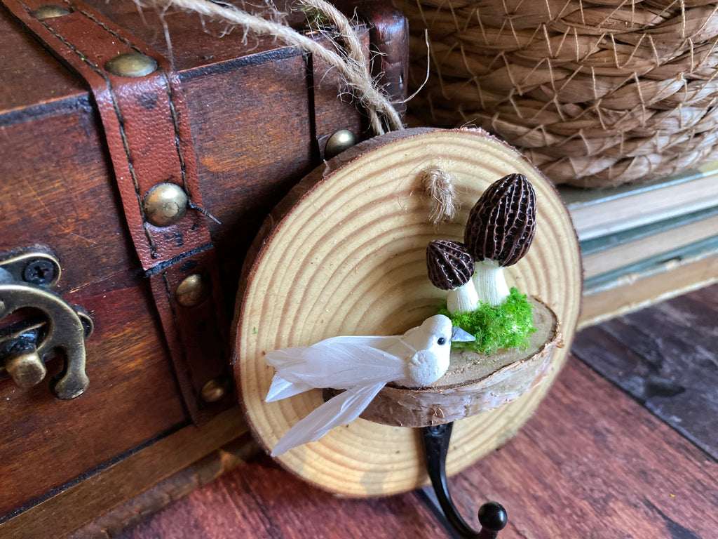 Mushie and birdie hook