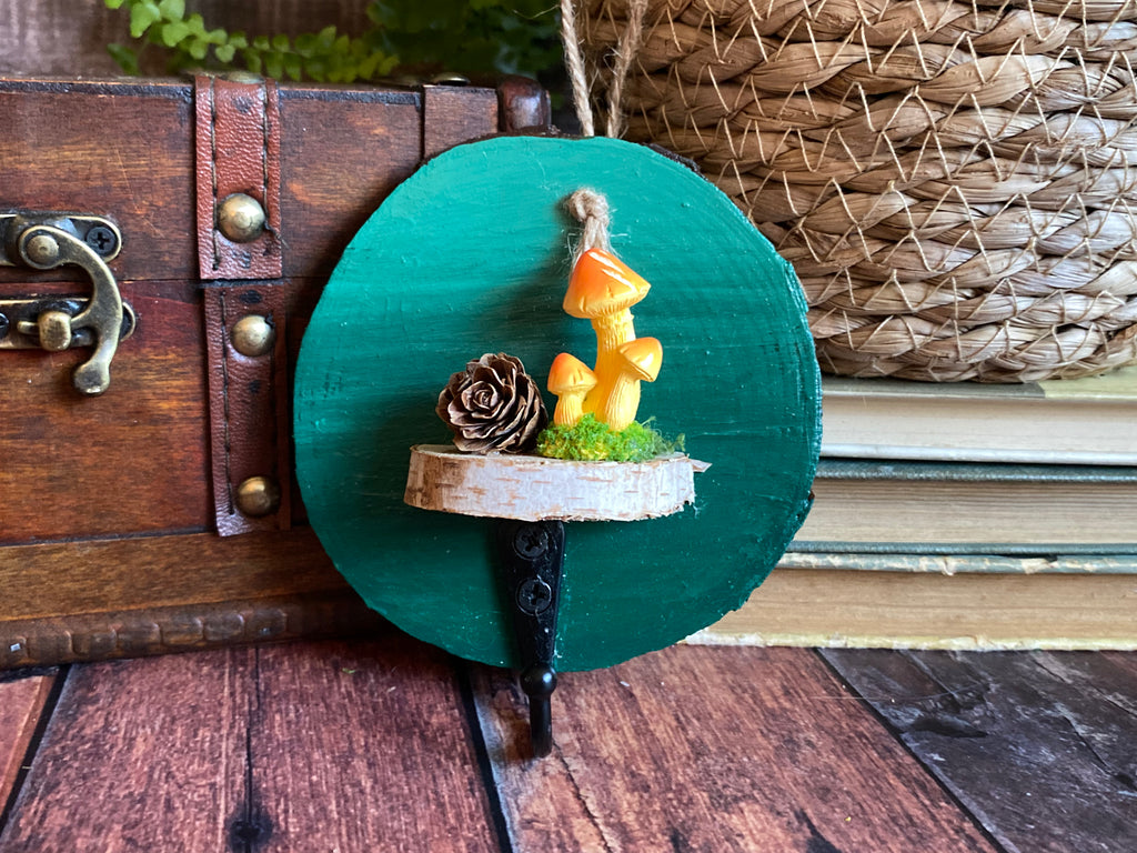 Teal sky and mushroom hook