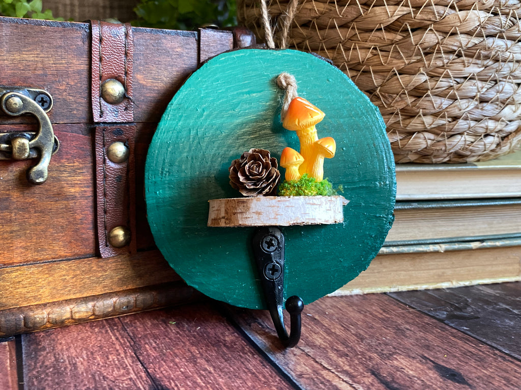 Teal sky and mushroom hook