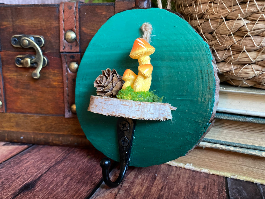 Teal sky and mushroom hook