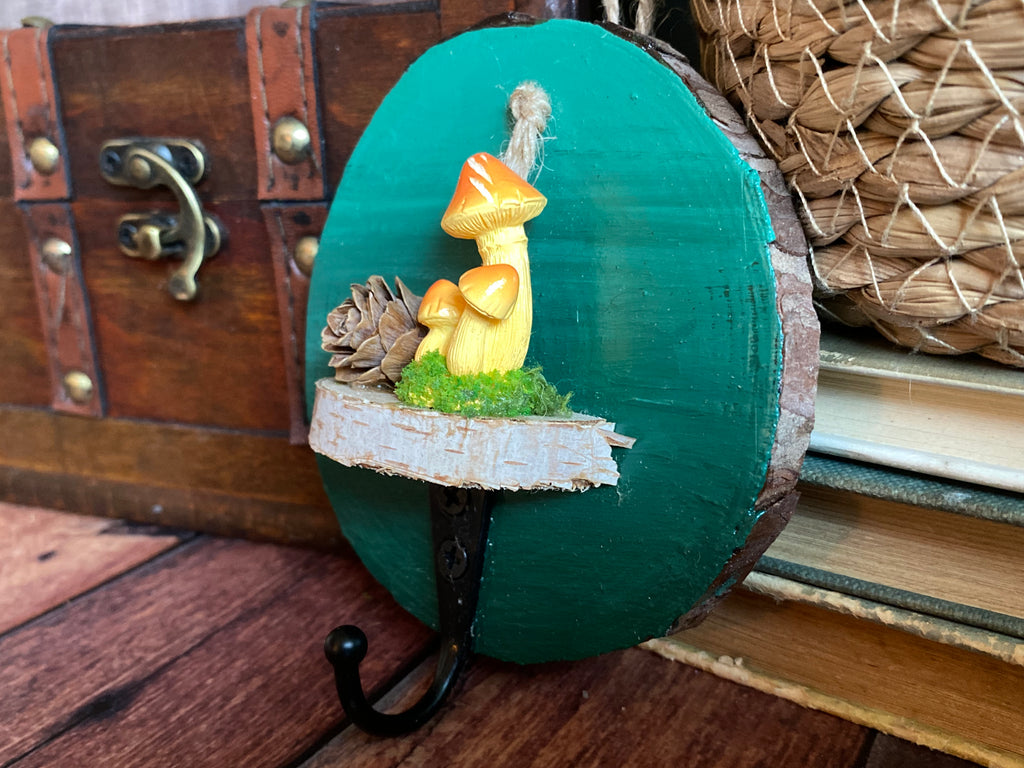 Teal sky and mushroom hook