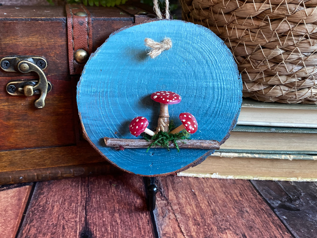Blue hour mushroom hook