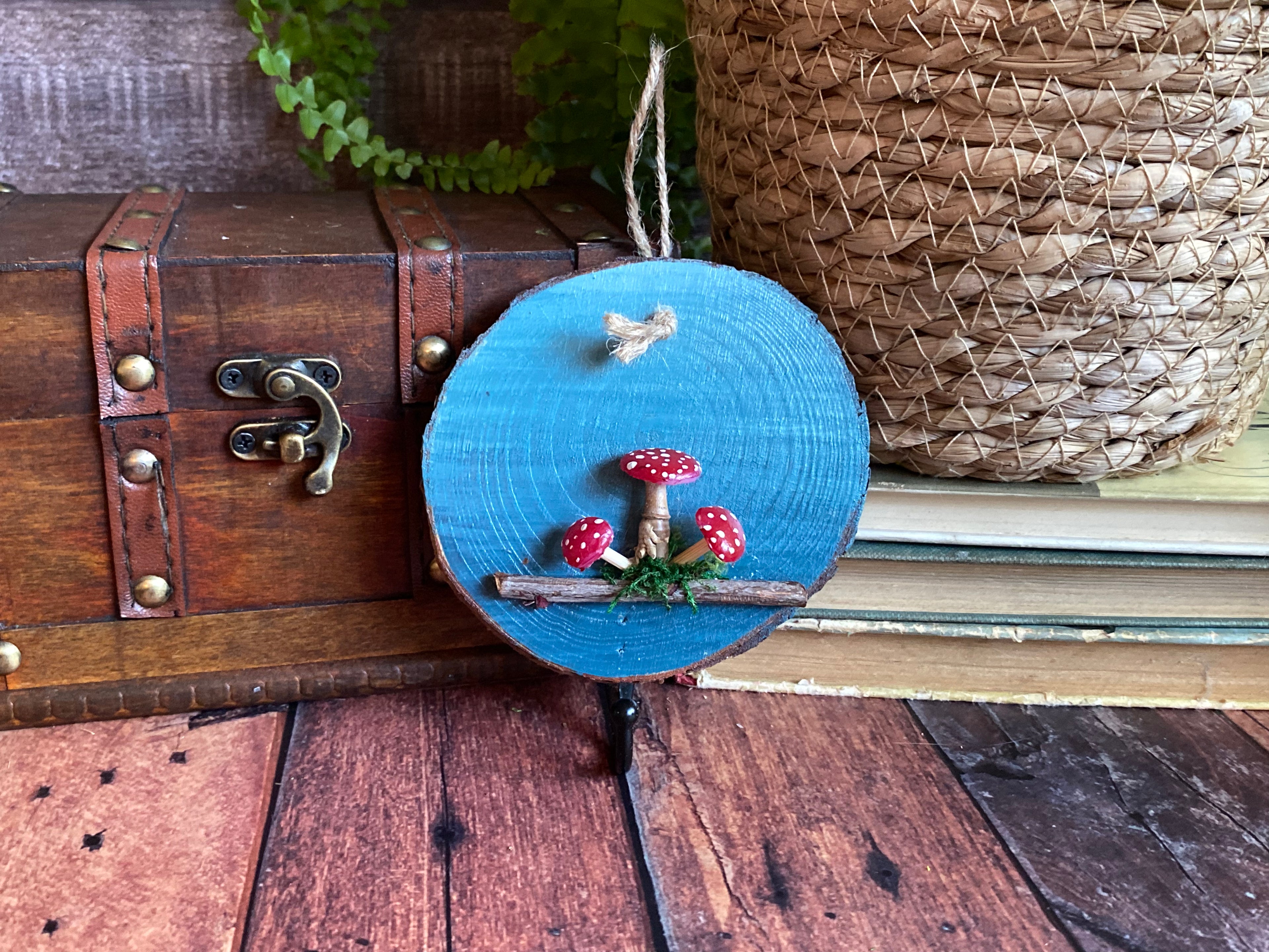 Blue hour mushroom hook