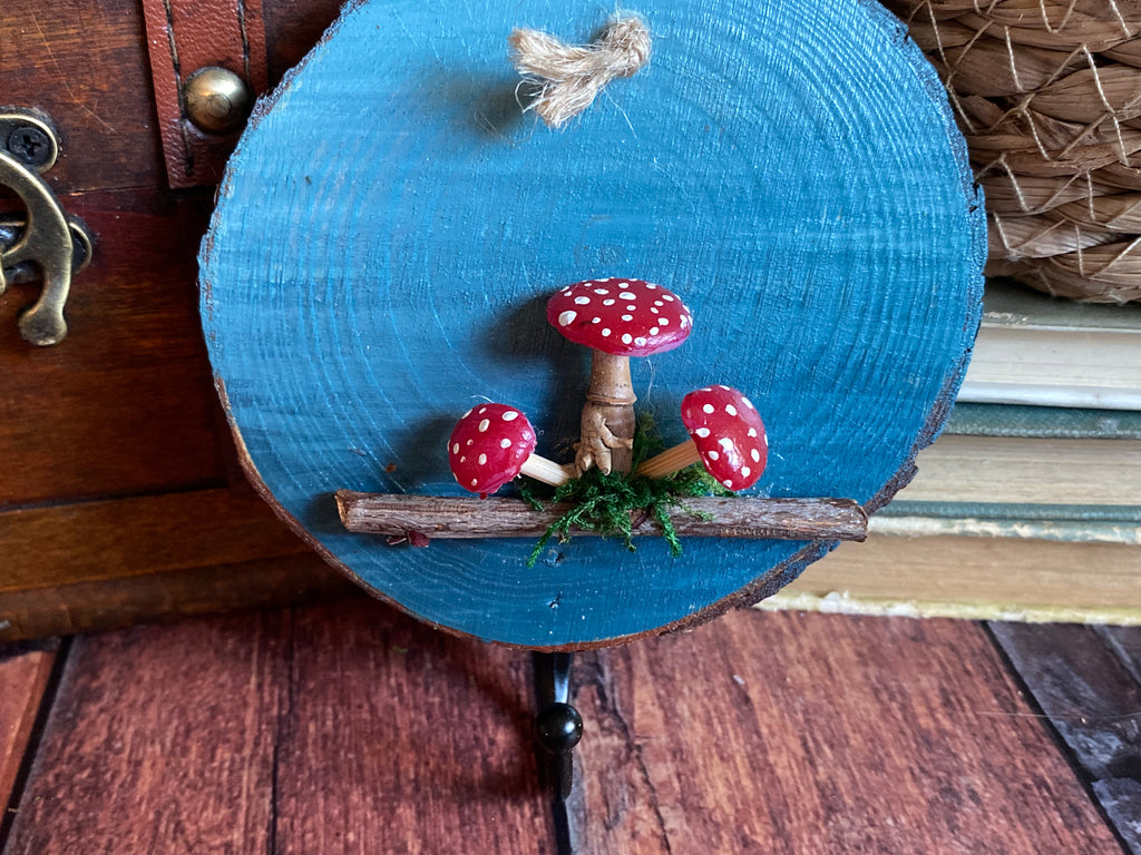 Blue hour mushroom hook