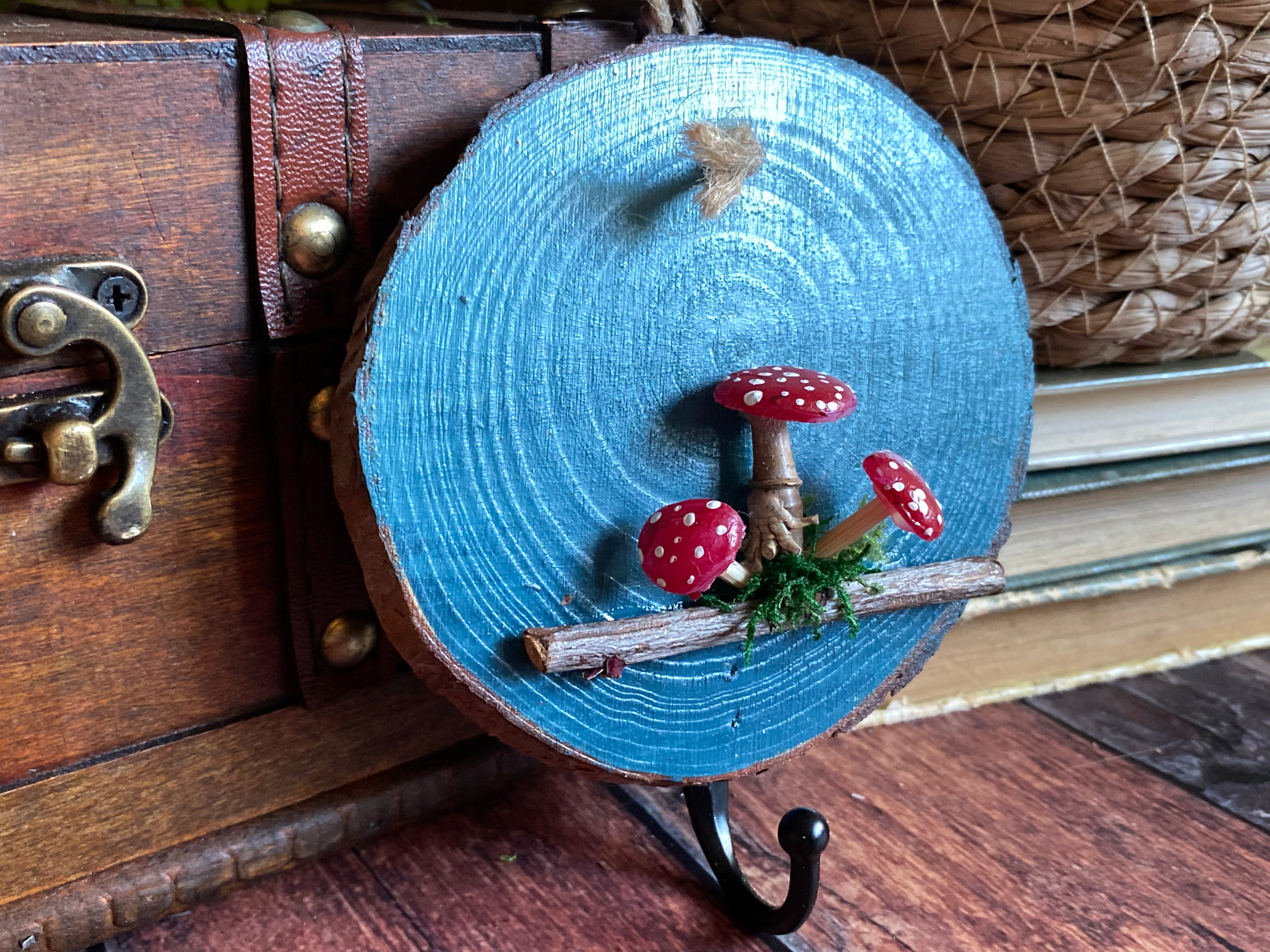 Blue hour mushroom hook