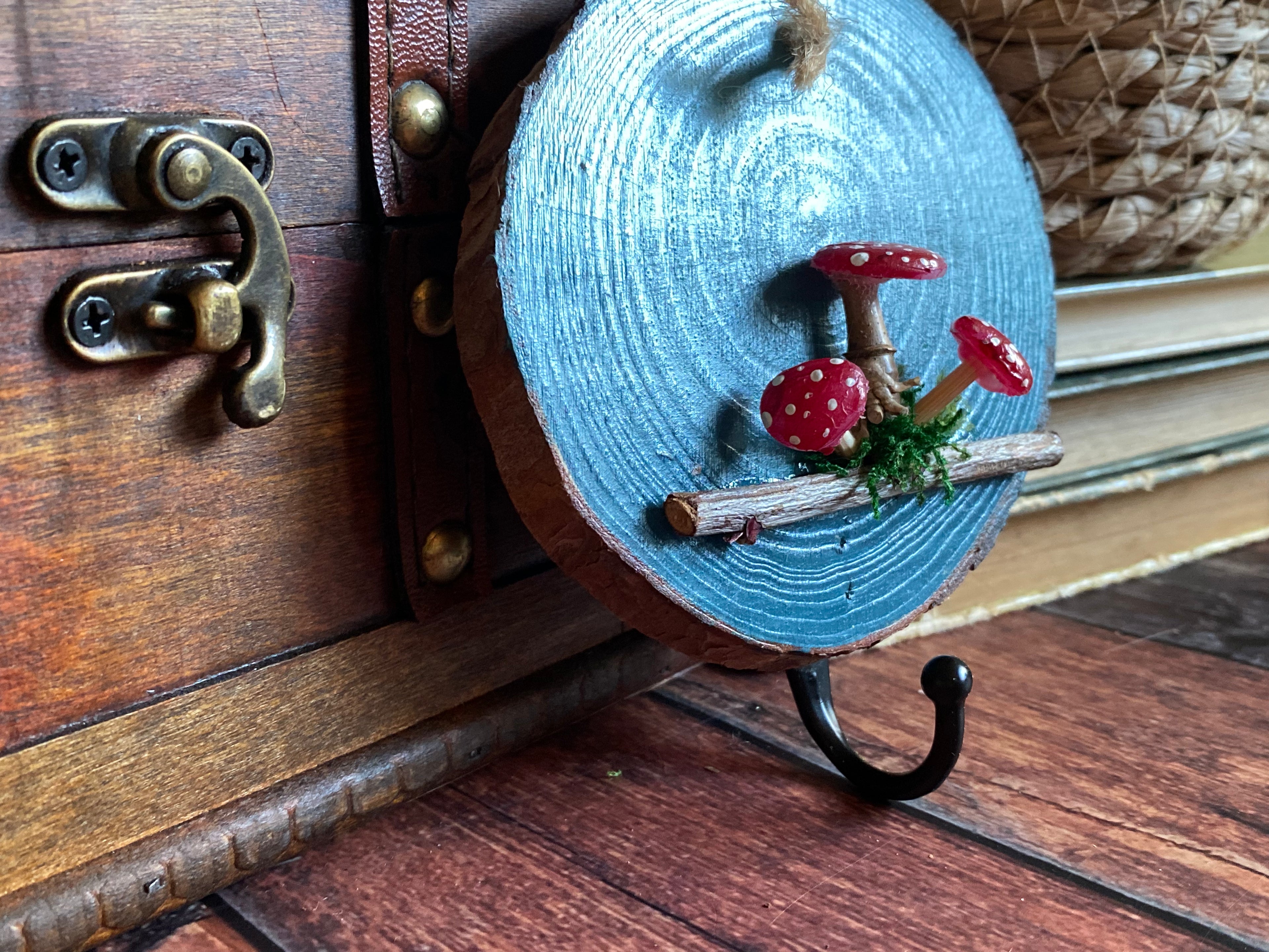 Blue hour mushroom hook