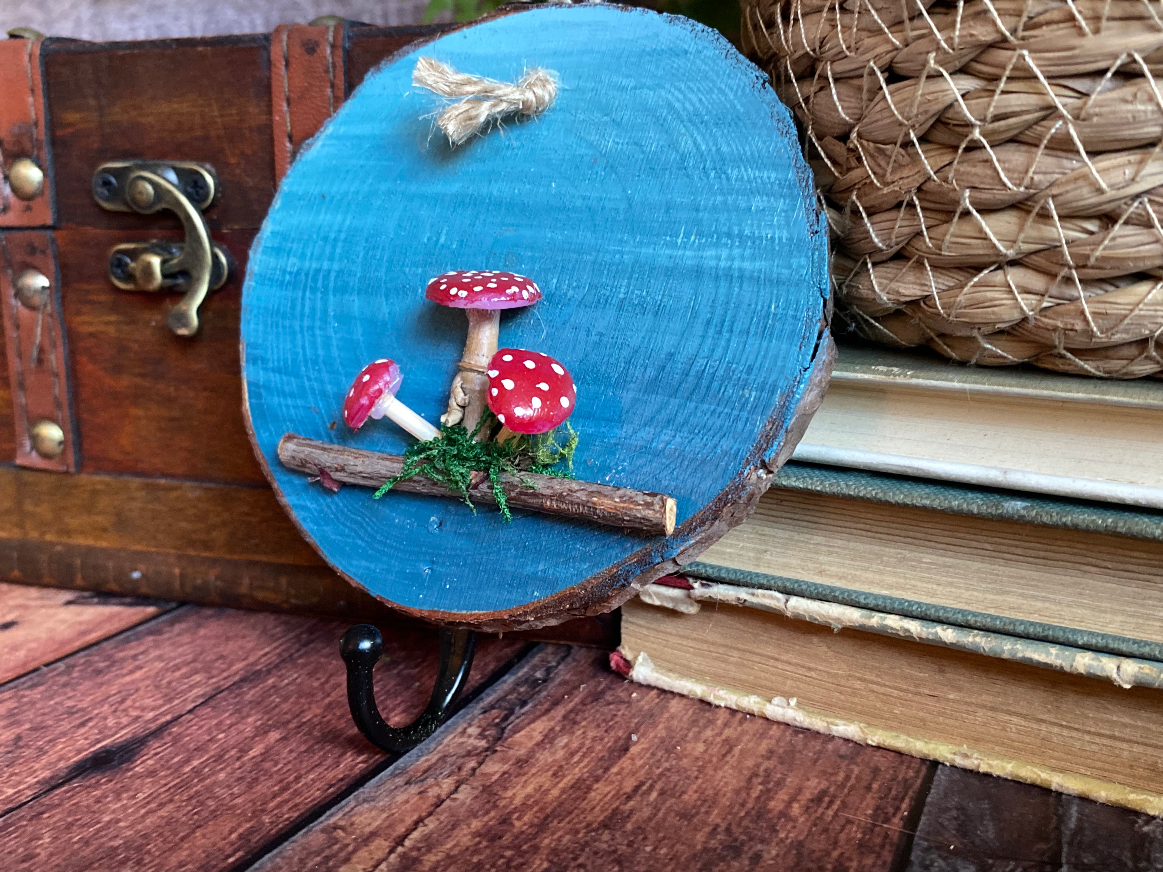 Blue hour mushroom hook
