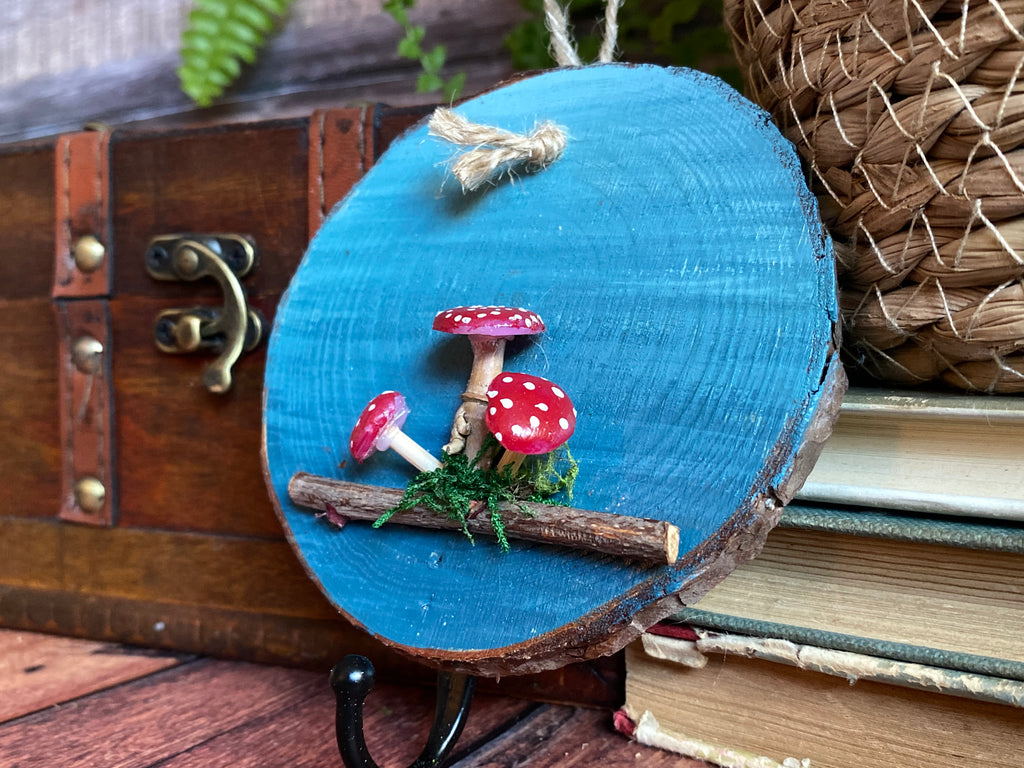 Blue hour mushroom hook