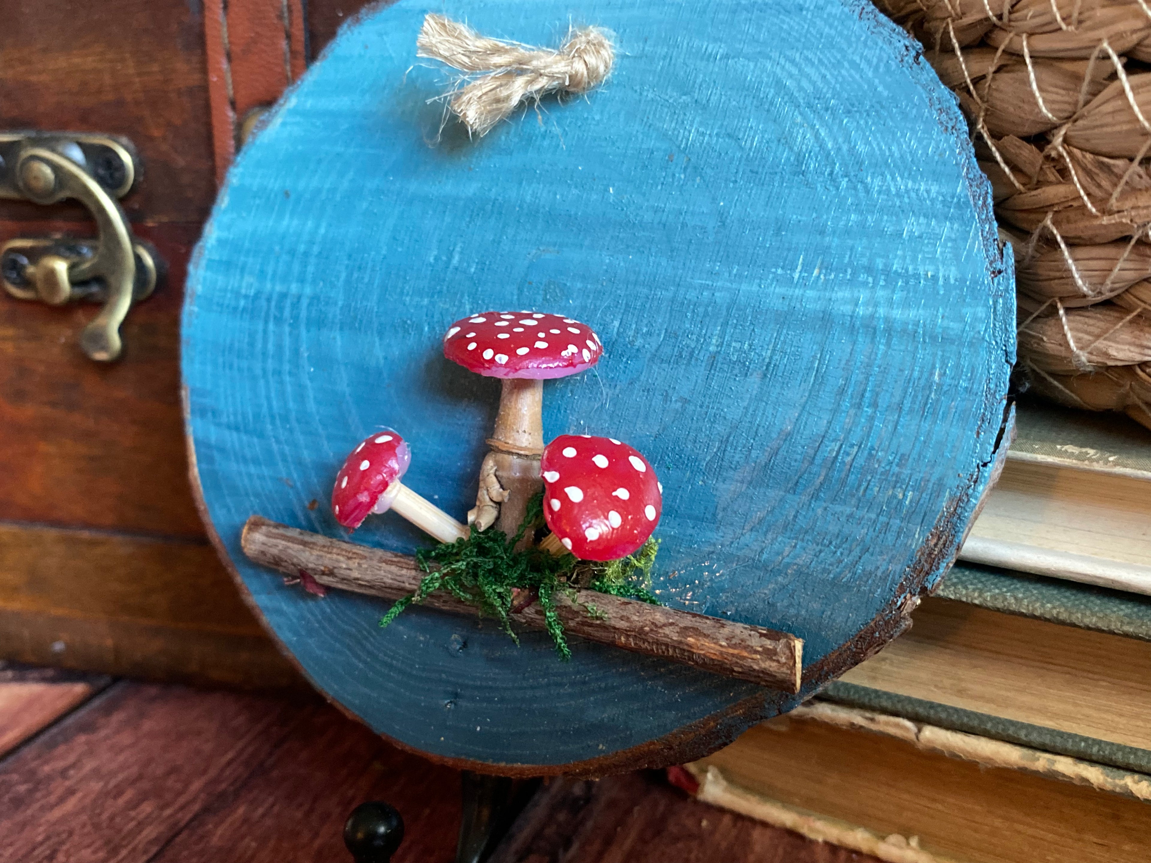 Blue hour mushroom hook