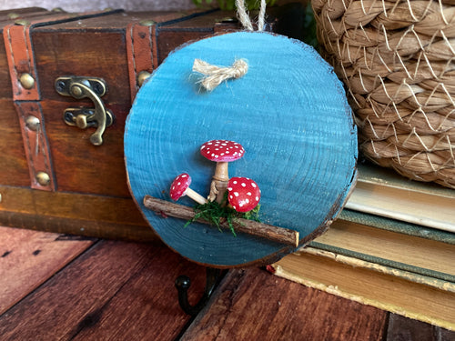 Blue hour mushroom hook