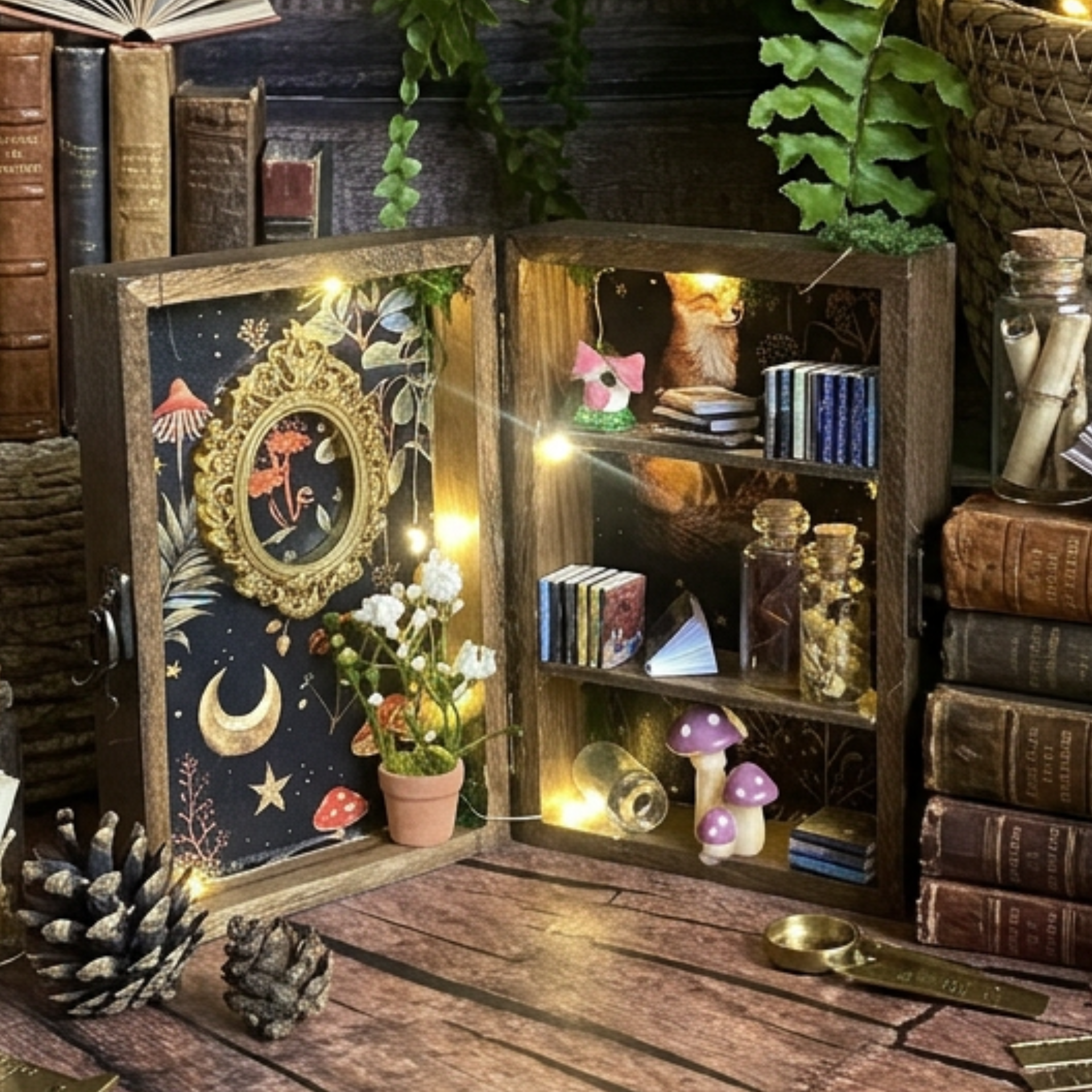 The Moss & Manuscript Book Nook