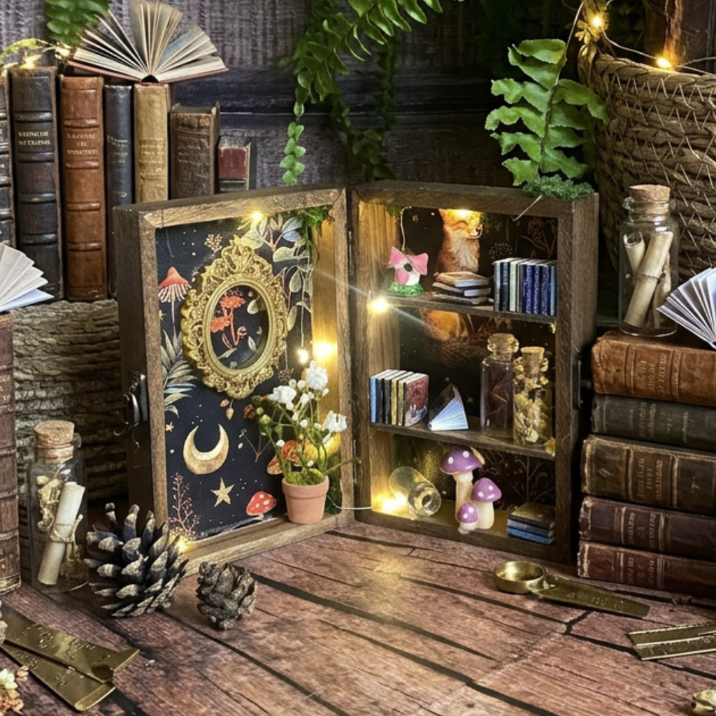 The Moss & Manuscript Book Nook