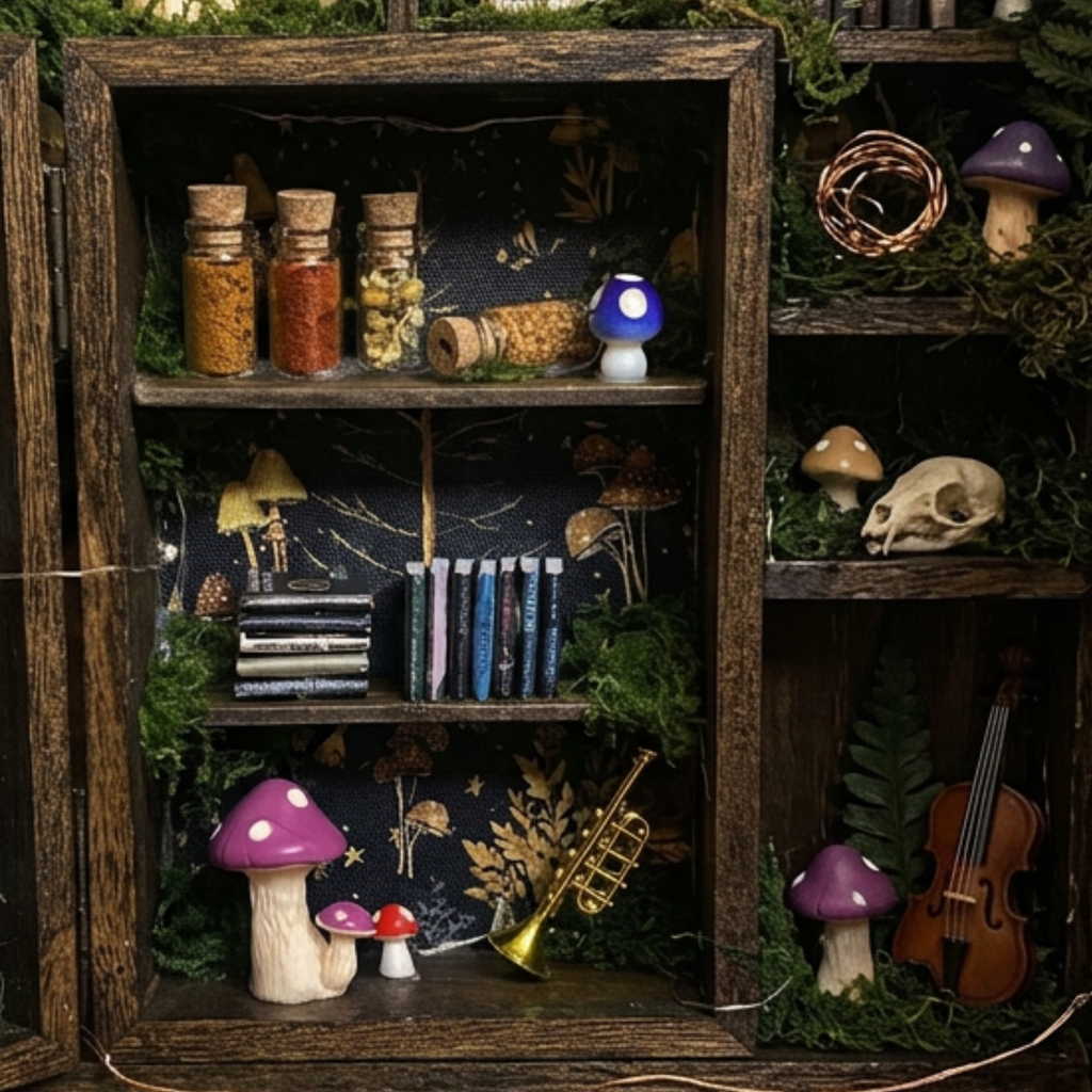 The Trumpet & Toadstool Book Nook