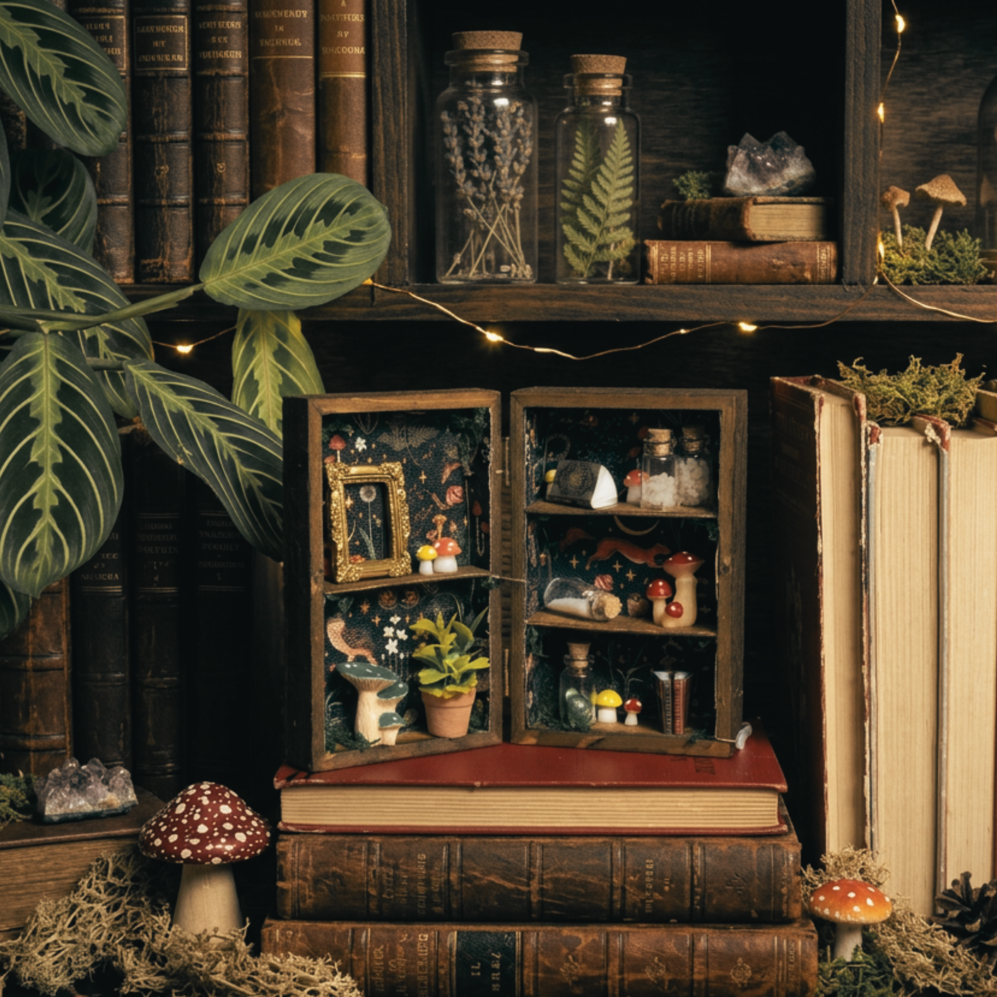 The Magic & Mushroom Book Nook
