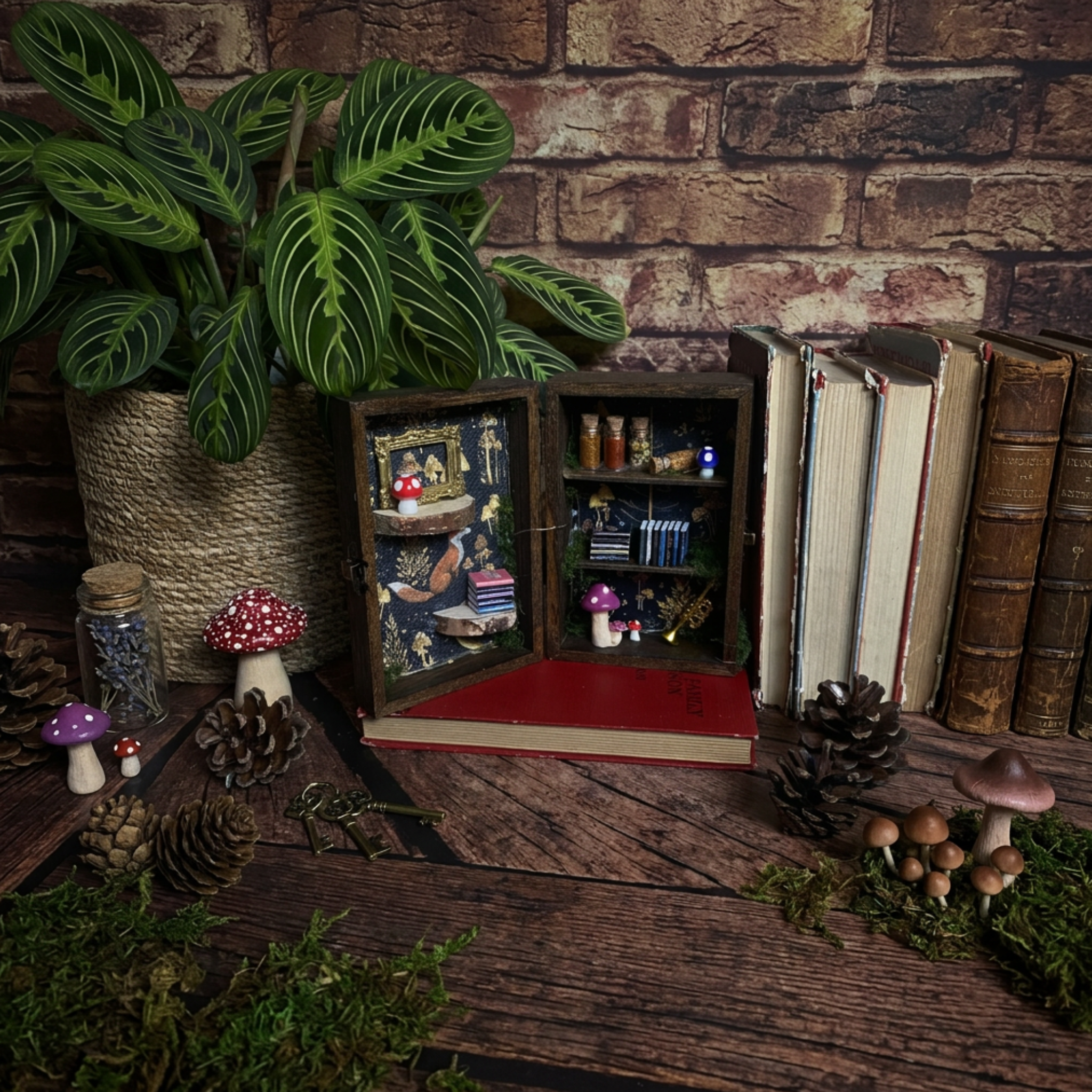 The Trumpet & Toadstool Book Nook